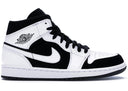 Jordan 1 Mid White Black - Unmatched Kicks - Sneakers