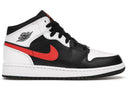 Jordan 1 Mid White Black Chile Red Gs - Unmatched Kicks - Sneakers