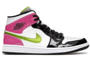 Jordan 1 Mid White Black Cyber Pink - Unmatched Kicks - Sneakers