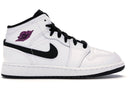 Jordan 1 Mid White Black Fuchsia Blast Gs - Unmatched Kicks - Sneakers
