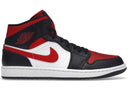 Jordan 1 Mid White Black Red 2022 - Unmatched Kicks - Sneakers