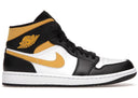 Jordan 1 Mid White Pollen Black - Unmatched Kicks - Sneakers