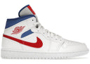 Jordan 1 Mid White Red Royal Womens - Unmatched Kicks - Sneakers