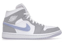 Jordan 1 Mid Wolf Grey Aluminum Womens - Unmatched Kicks - Sneakers