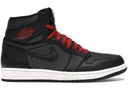 Jordan 1 Retro High Black Satin Gym Red - Unmatched Kicks - Sneakers