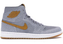 Jordan 1 Retro High Flyknit Wolf Grey - Unmatched Kicks - Sneakers