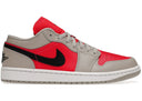 Jordan 1 Retro Low Light Iron Ore Siren Red Womens - Unmatched Kicks - Sneakers