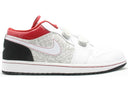 Jordan 1 Retro Low Velcro White Varsity Red - Unmatched Kicks - Sneakers