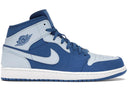 Jordan 1 Retro Mid Team Royal Ice Blue - Unmatched Kicks - Sneakers