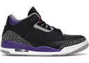 Jordan 3 Retro Black Court Purple - Unmatched Kicks - Sneakers