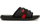 Jordan Super Play Slide Black University Red - Unmatched Kicks - Slides