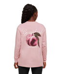 Juicy Peach Long Sleeve T-Shirt oversized fit Cloud Pink - Unmatched Kicks - GYMSHARK