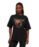 Juicy Peach Short Sleeve T-Shirt oversized fit Black - Unmatched Kicks - GYMSHARK