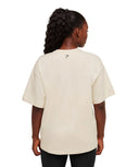 Juicy Peach Short Sleeve T-Shirt oversized fit Oat White - Unmatched Kicks - GYMSHARK