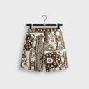 Kith Bandana Jacquard Lewis Short - Coffee - Unmatched Kicks-KITH