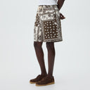 Kith Bandana Jacquard Lewis Short - Coffee - Unmatched Kicks-KITH