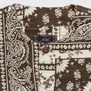Kith Bandana Jacquard Long Sleeve Willis Shirt - Coffee - Unmatched Kicks-KITH