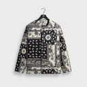 Kith Bandana Jacquard Long Sleeve Willis Shirt - Nocturnal - Unmatched Kicks-KITH