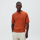 Kith Basket Weave Tilden Polo - Clementine - Unmatched Kicks-KITH