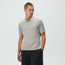 Kith Basket Weave Tilden Polo - Light Heather Grey - Unmatched Kicks-KITH