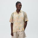 Kith Cloud Dye Cotton Mesh Thompson Camp Collar Shirt - Sedona - Unmatched Kicks-KITH