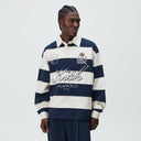 Kith Compact Fleece Striped Rugby - Nocturnal - Unmatched Kicks-KITH