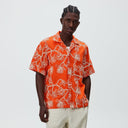Kith Corded Floral Thompson Camp Collar Shirt - Inferno - Unmatched Kicks-KITH