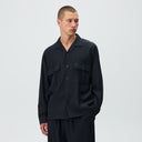 Kith Crinkled Nylon Ugo Shirt - Black - Unmatched Kicks-KITH