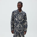 Kith Cupro Linen Connor Blouson Jacket - Nocturnal - Unmatched Kicks-KITH