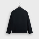 Kith Double Crepe Long Sleeve Thompson Crossover Shirt - Black - Unmatched Kicks-KITH