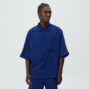 Kith Drape Twill Raf Shirt - Deep Royal - Unmatched Kicks-KITH