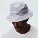 Kith Heather Jacquard Canvas Reversible Dawson Bucket Hat - Light Indigo - Unmatched Kicks-KITH