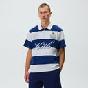Kith Jacquard Towel Terry Ray Polo - White - Unmatched Kicks-KITH