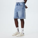 Kith & Messi for adidas Football Denim Short - Aurora / Ink - Unmatched Kicks-KITH