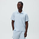 Kith Micro Waffle Drew Polo - Light Indigo - Unmatched Kicks-KITH