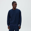 Kith Micro Waffle Long Sleeve Colby Pullover - Nocturnal - Unmatched Kicks-KITH