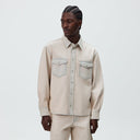 Kith Midweight Denim Long Sleeve Warwick Shirt - Washed Pastel - Unmatched Kicks-KITH