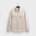 Kith Midweight Denim Long Sleeve Warwick Shirt - Washed Pastel - Unmatched Kicks-KITH