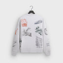 Kith New York To The World Nelson Crewneck - Light Heather Grey - Unmatched Kicks-KITH