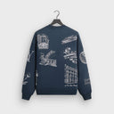 Kith New York To The World Nelson Crewneck - Nocturnal - Unmatched Kicks-KITH