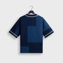 Kith Patchwork Indigo Seersucker Short Sleeve Daley Shirt - Indigo - Unmatched Kicks-KITH