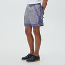 Kith Poplin Stripe Turbo Short - Darkshore - Unmatched Kicks-KITH