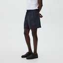Kith Printed Cherry Cupro Linen Active Short - Black - Unmatched Kicks-KITH
