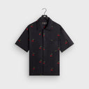 Kith Printed Cherry Cupro Linen Beckham Buttondown - Black - Unmatched Kicks-KITH