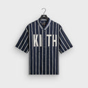Kith Silk Linen Chenille Stripe Pacey Shirt - Nocturnal - Unmatched Kicks-KITH