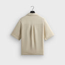 Kith Soft Woven Cropped Beckham Camp Collar Shirt - Waffle - Unmatched Kicks-KITH