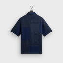 Kith Stitched Patchwork Boxy Collared Overshirt - Mid Indigo - Unmatched Kicks-KITH