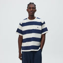 Kith Stripe Alex II Boxy Tee - Sandrift - Unmatched Kicks-KITH