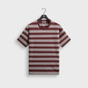 Kith Stripe LAX Tee 2.0 - Magma - Unmatched Kicks-KITH