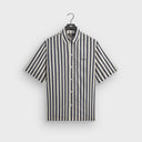 Kith Striped Thompson Camp Collar Shirt - Nocturnal - Unmatched Kicks-KITH